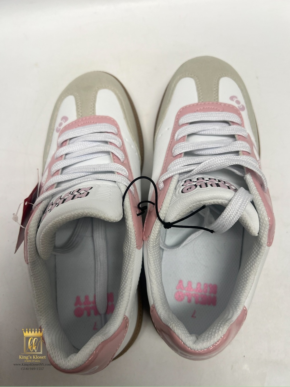 Hello Kitty Pink & White Low Top Sneakers - Picture 8 of 9